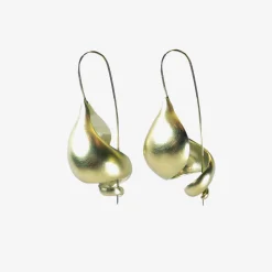 green gold plated snail shells