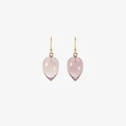 14k & amethyst acorns