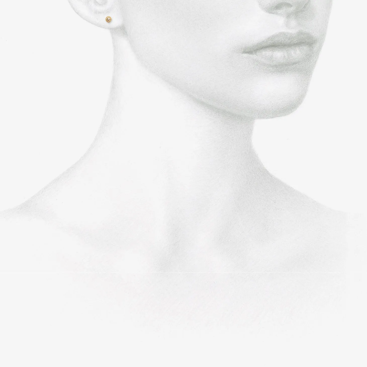18k & asymmetrical antique rose-cut diamond studs, .65ct