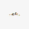 14k & black freshwater pearl eggplant earrings