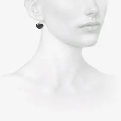 14k & black mother-of-pearl lily pads
