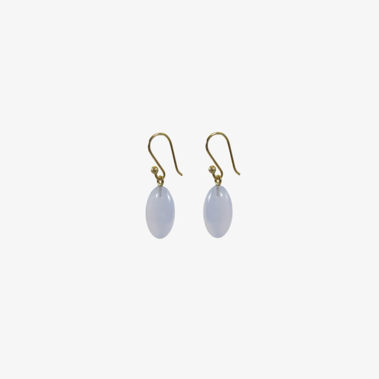 14k & blue chalcedony berries