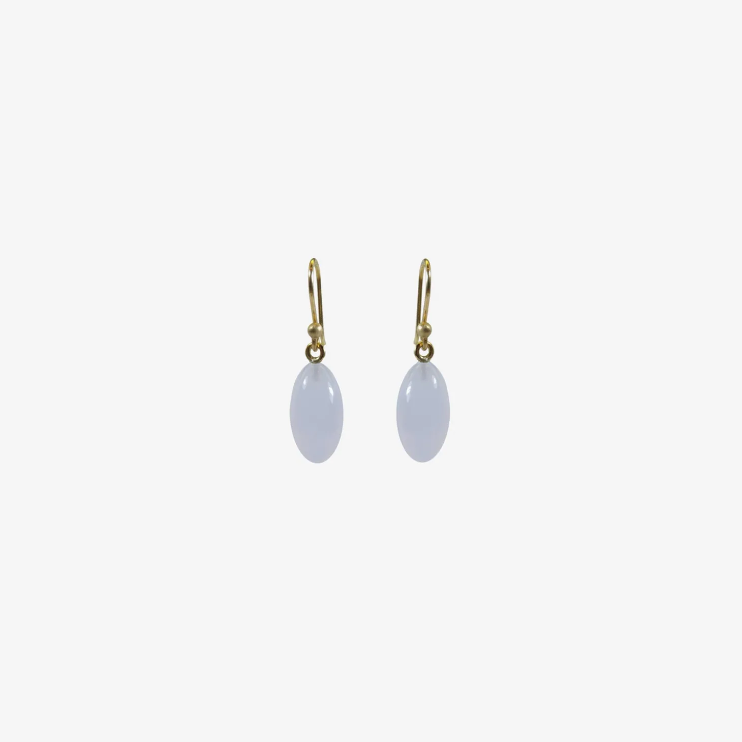 14k & blue chalcedony berries