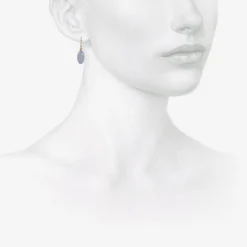 14k & blue chalcedony berries