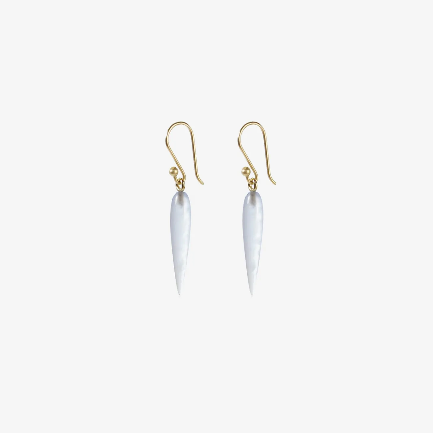 14k & blue chalcedony rice