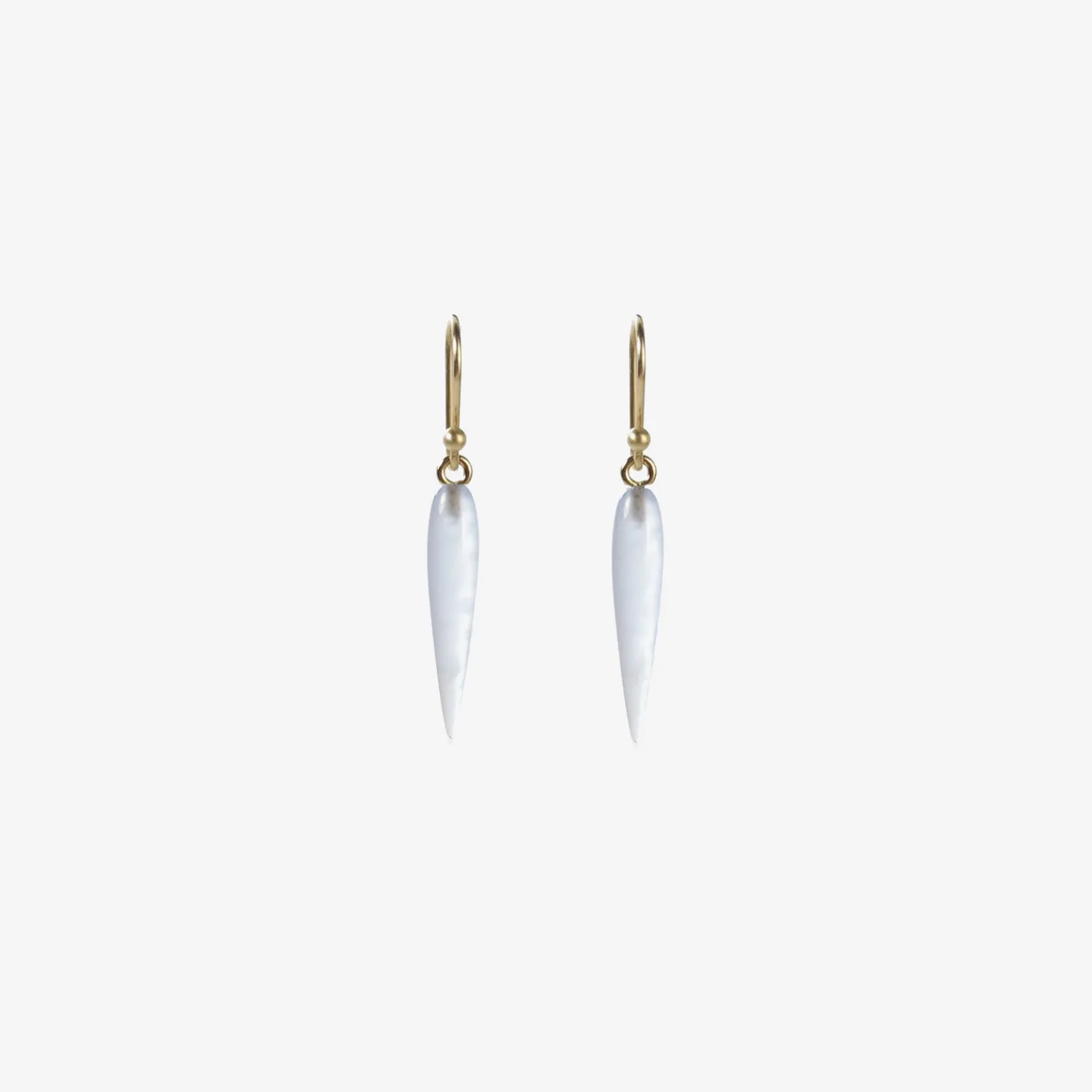 14k & blue chalcedony rice
