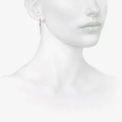 14k & blue chalcedony rice