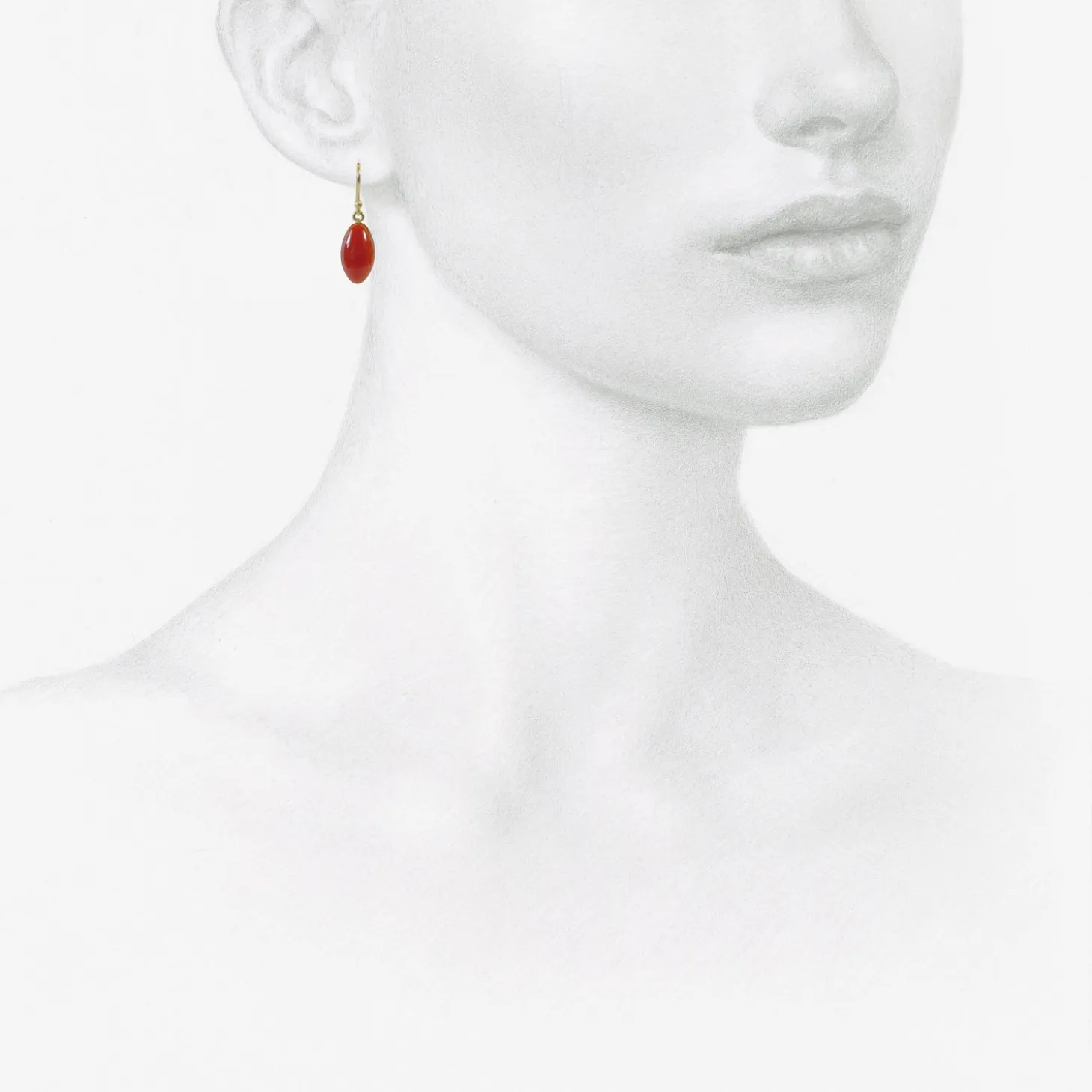 14k & carnelian berries