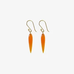 14k & carnelian rice