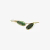 18k & chrome tourmaline sequin pebble earrings, 2.64ct