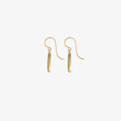 18k & chrome tourmaline sequin pebble earrings, 2.64ct