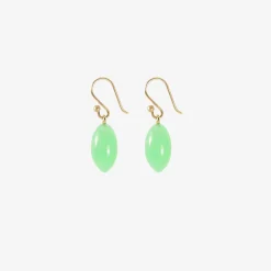 14k & chrysoprase berries