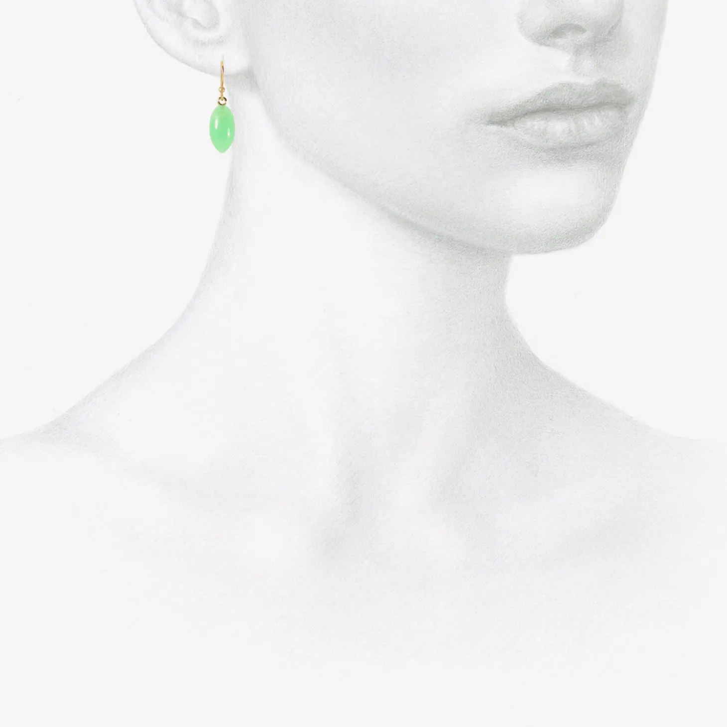 14k & chrysoprase berries