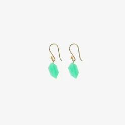 14k & chrysoprase gems