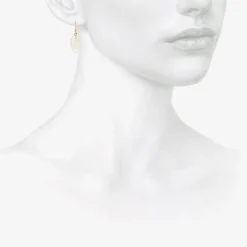 14k & clear crystal acorns