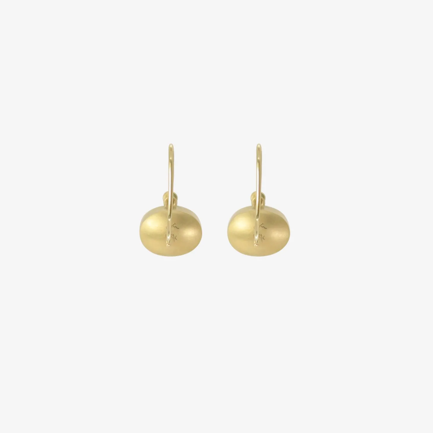 18k & colombian emerald oval drop earrings, 4.84ct