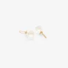 18k & crystal hickory nut earrings