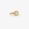 22k & cushion shaped old mine cut diamond capsa ring, 1.71ct