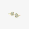 18k & cushion-shaped aquamarine drop earrings, 19.04ct