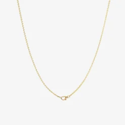 18k & diamond crescent moon pendant, 1.77ct