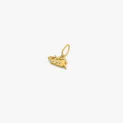 18k & diamond mini capricorn dendera zodiac pendant
