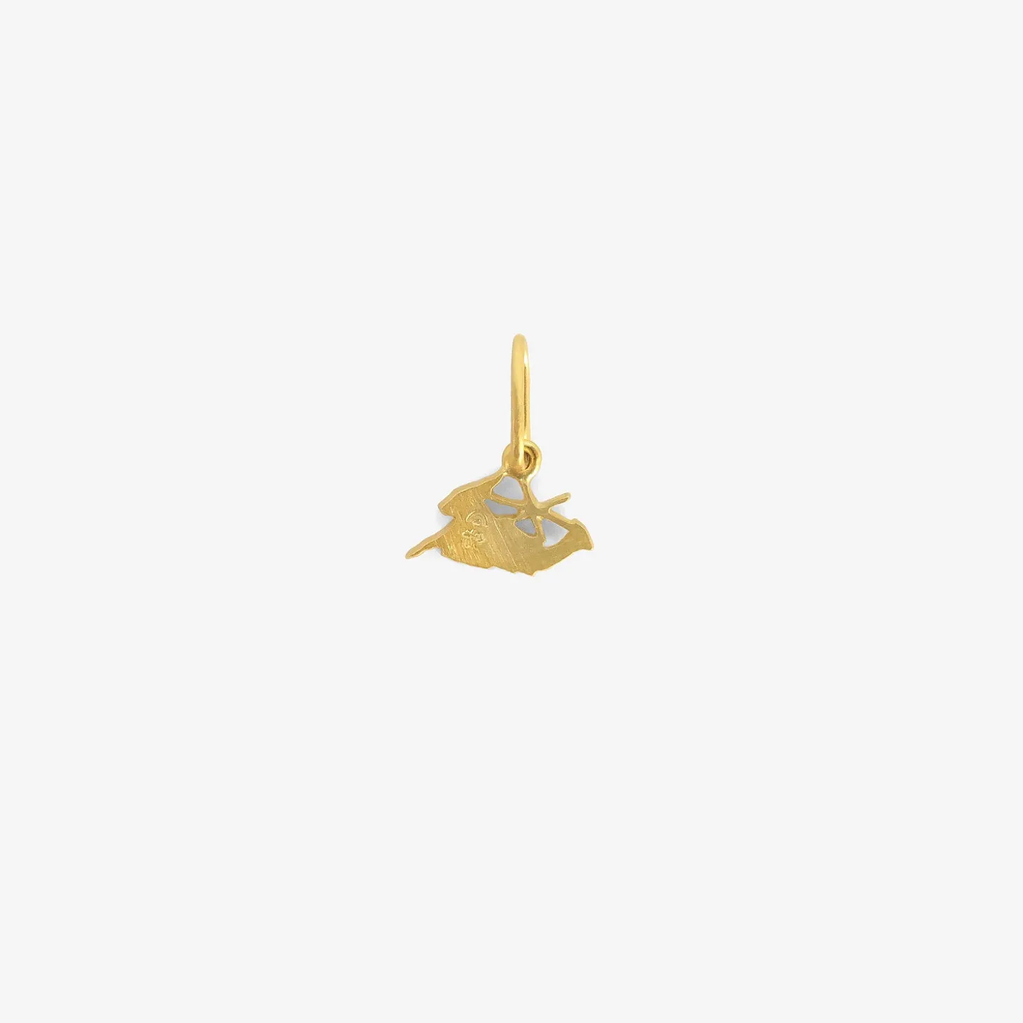 18k & diamond mini capricorn dendera zodiac pendant