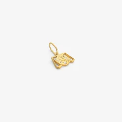 18k & diamond mini libra dendera zodiac pendant