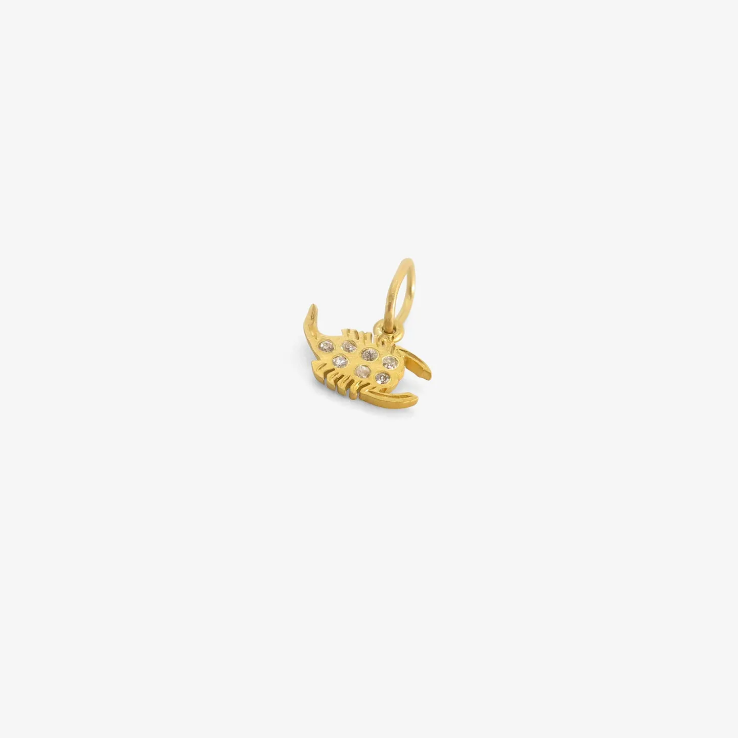 18k & diamond mini scorpio dendera zodiac pendant