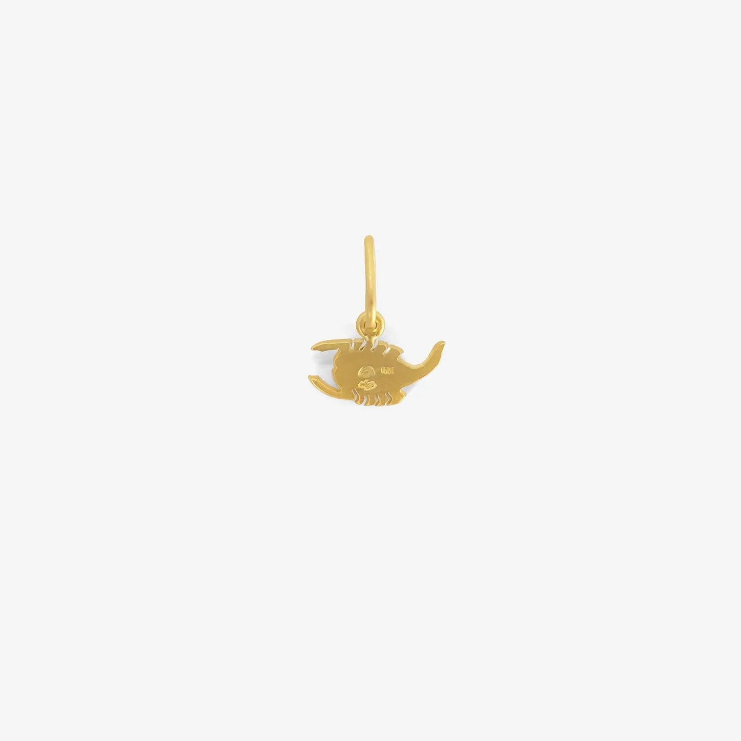 18k & diamond mini scorpio dendera zodiac pendant