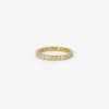 22k & diamond pavé band