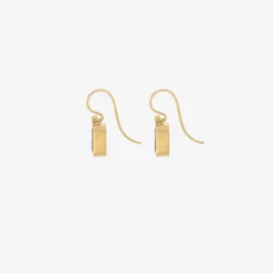 18k & emerald-cut tanzanite earrings with diamonds