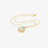 18k & ethiopian opal cushion pendant, 11.27ct