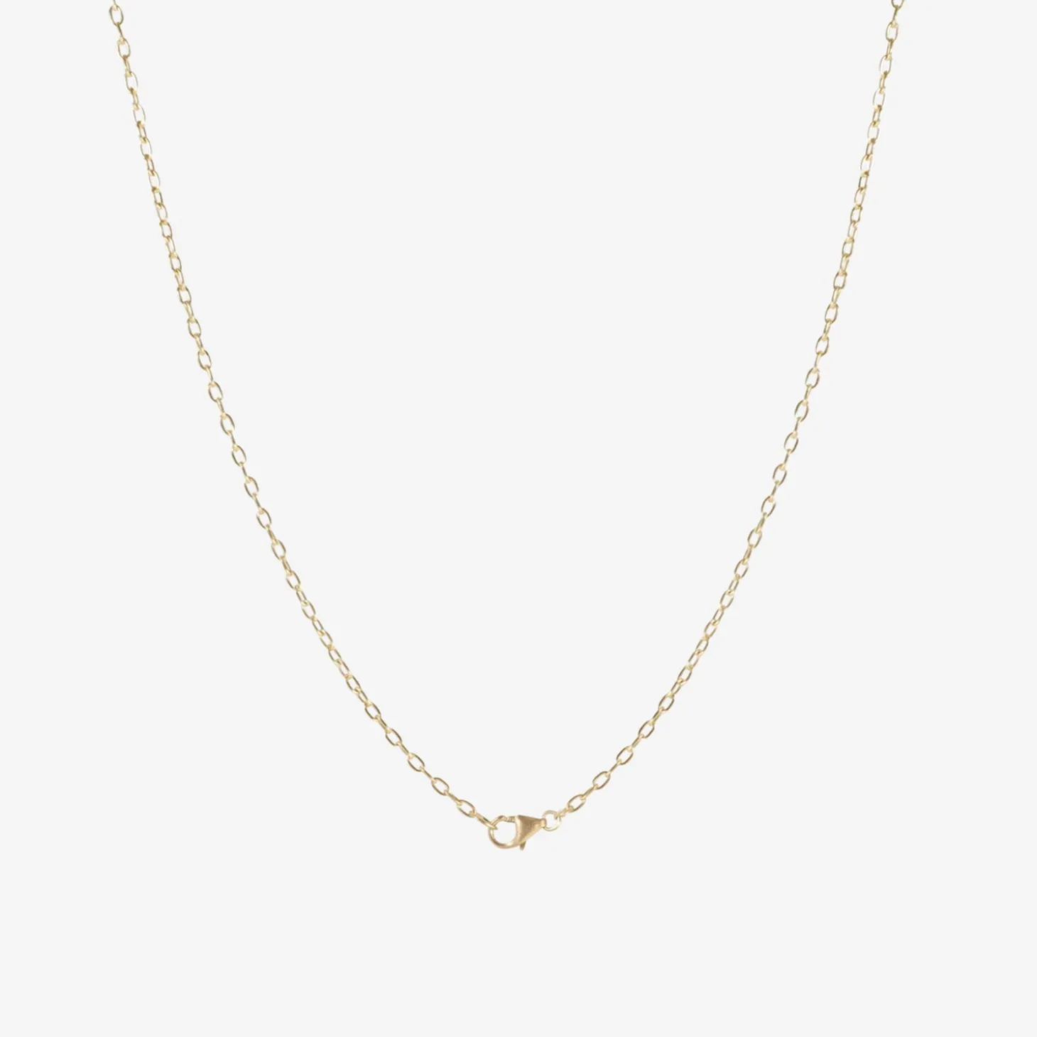 22k & freshwater keshi pearl pendant