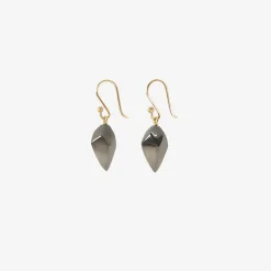 14k & hematite gothic drops