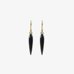 14k & hematite rice