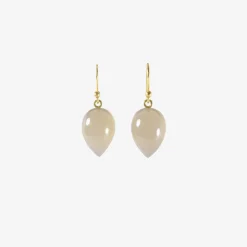 14k & holly blue agate acorns