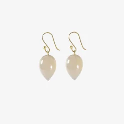 14k & holly blue agate acorns