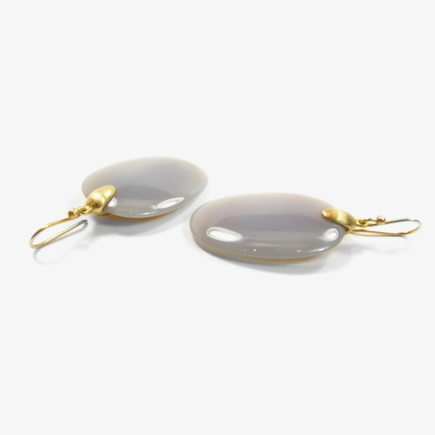 10k & holly blue agate large chips