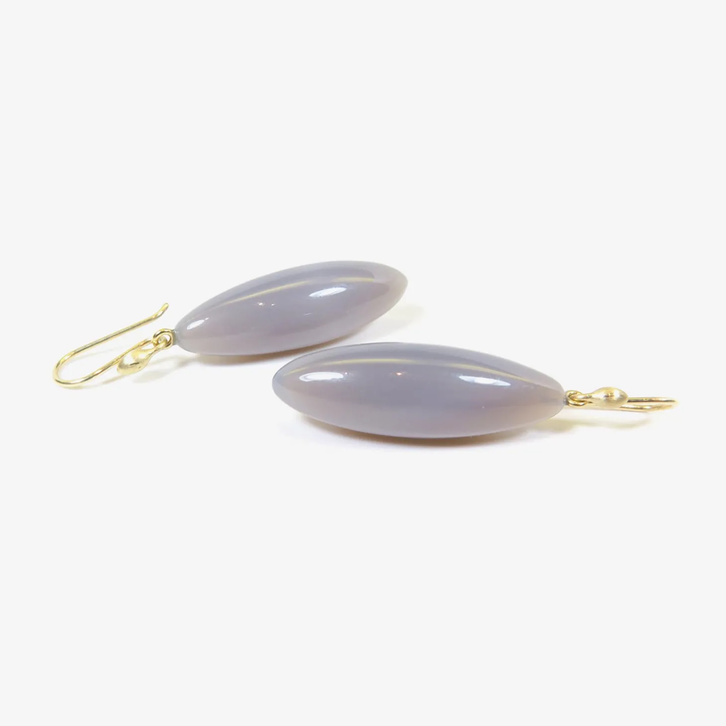 14k & holly blue agate long berries