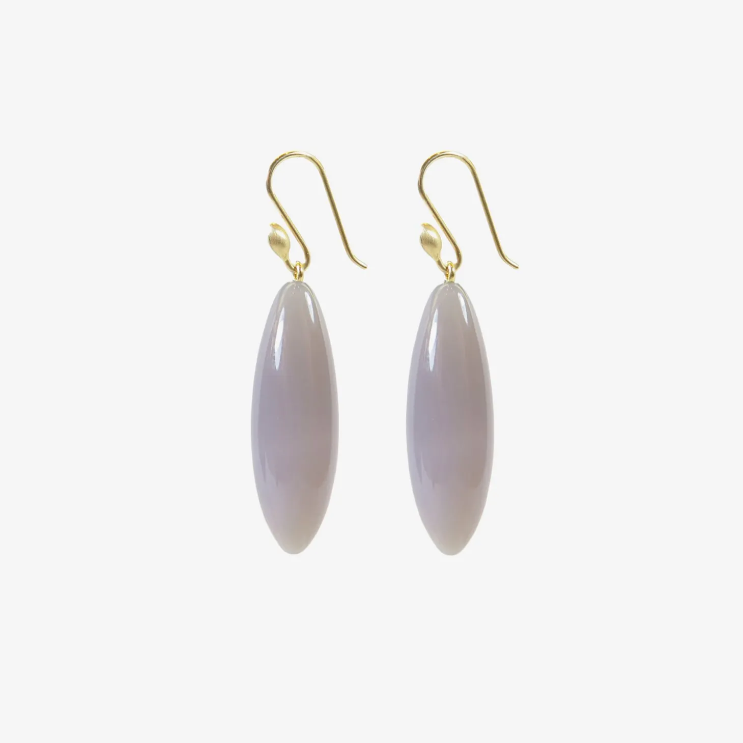 14k & holly blue agate long berries