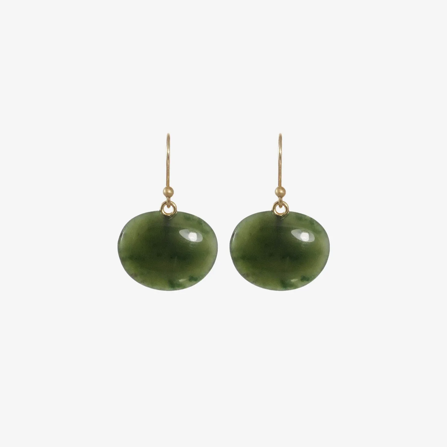 14k & jade lily pads
