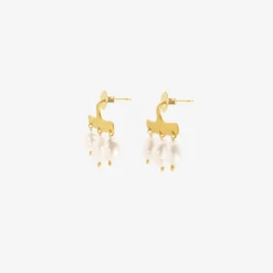 22k & keshi pearl syca earrings