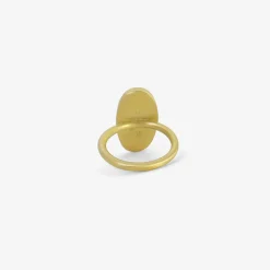 18k & large oval salt and pepper diamond ring, 4.58ct