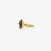18k & marquis-shaped brown star sapphire ring, 1.1ct