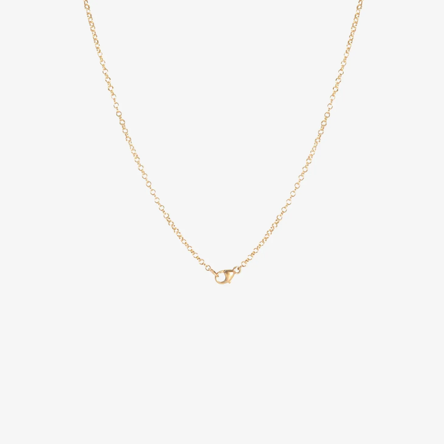 22k & mother-of-pearl crescent moon pendant with opal and herkimer diamond
