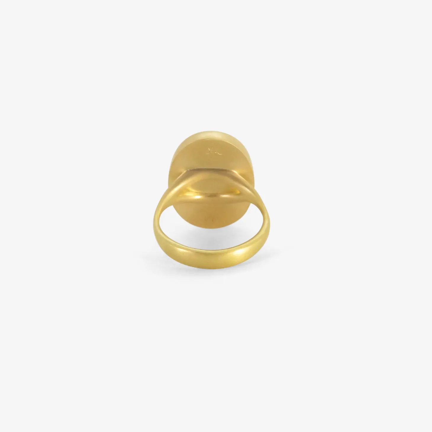 18k & oval ombre green tourmaline ring, 16.49ct