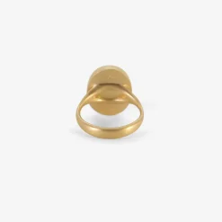 18k & oval spessartite garnet ring, 19.87ct