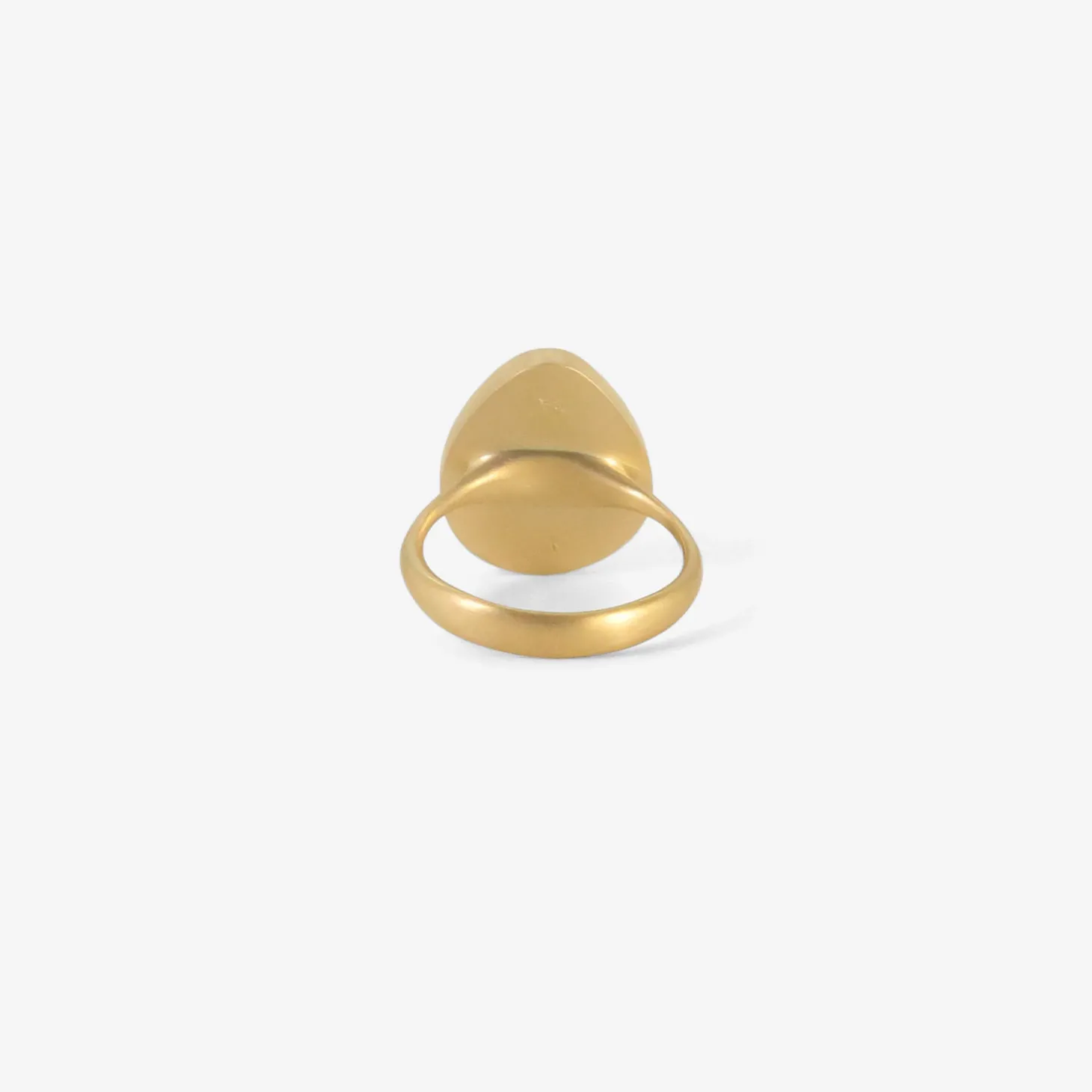 18k & pear-ish blue tourmaline ring, 18.03ct
