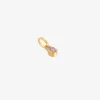 18k & pear-shaped lilac sapphire pendant, 1.22ct