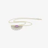 18k & platinum stellation necklace with pink sapphire, 1.63ct